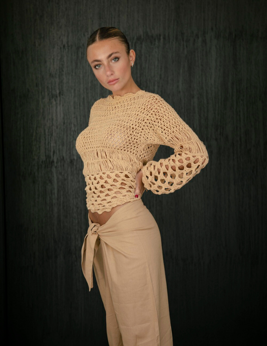 Pantalón Crepúsculo Beige