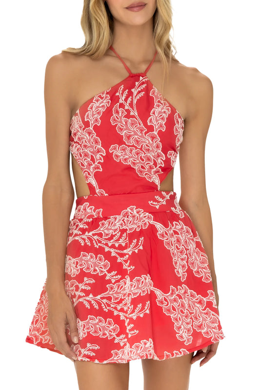 Vestido De amarre Estampado Koralina