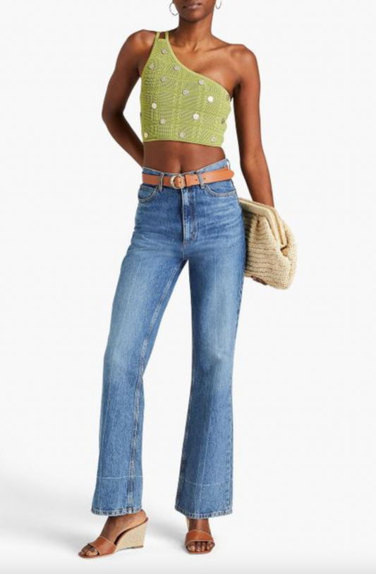 Fringed Knit Top